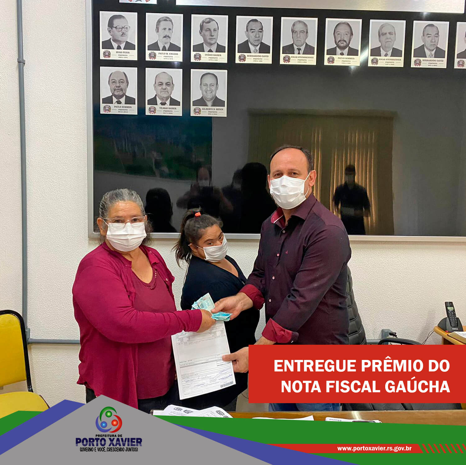 ENTREGUE O PRÊMIO DO PROGRAMA NOTA FISCAL GAÚCHA